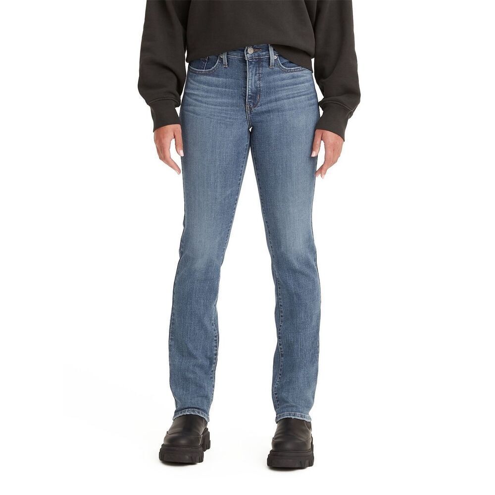 Levi's 314 Shaping Straight Denim Jeans Blue 26x32